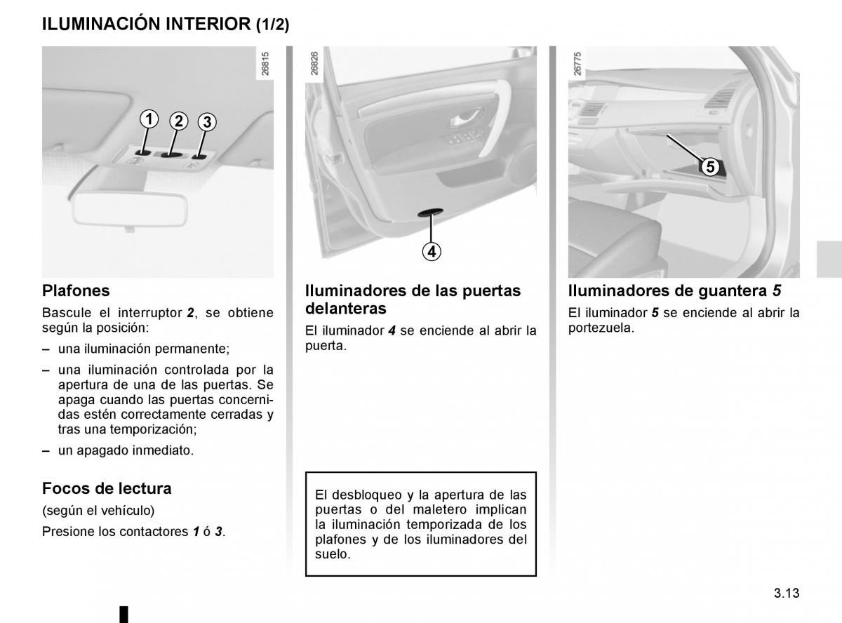 Renault Laguna III 3 manual del propietario / page 141