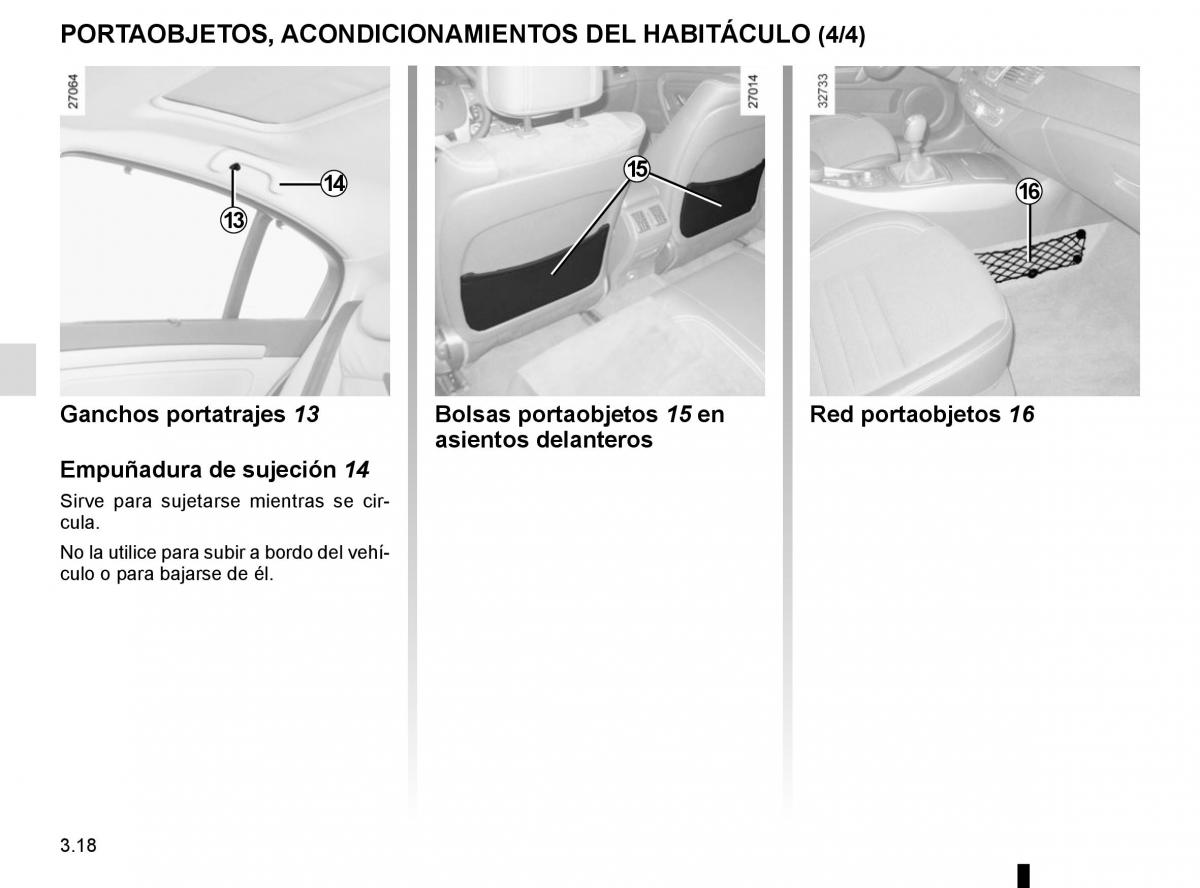 Renault Laguna III 3 manual del propietario / page 146