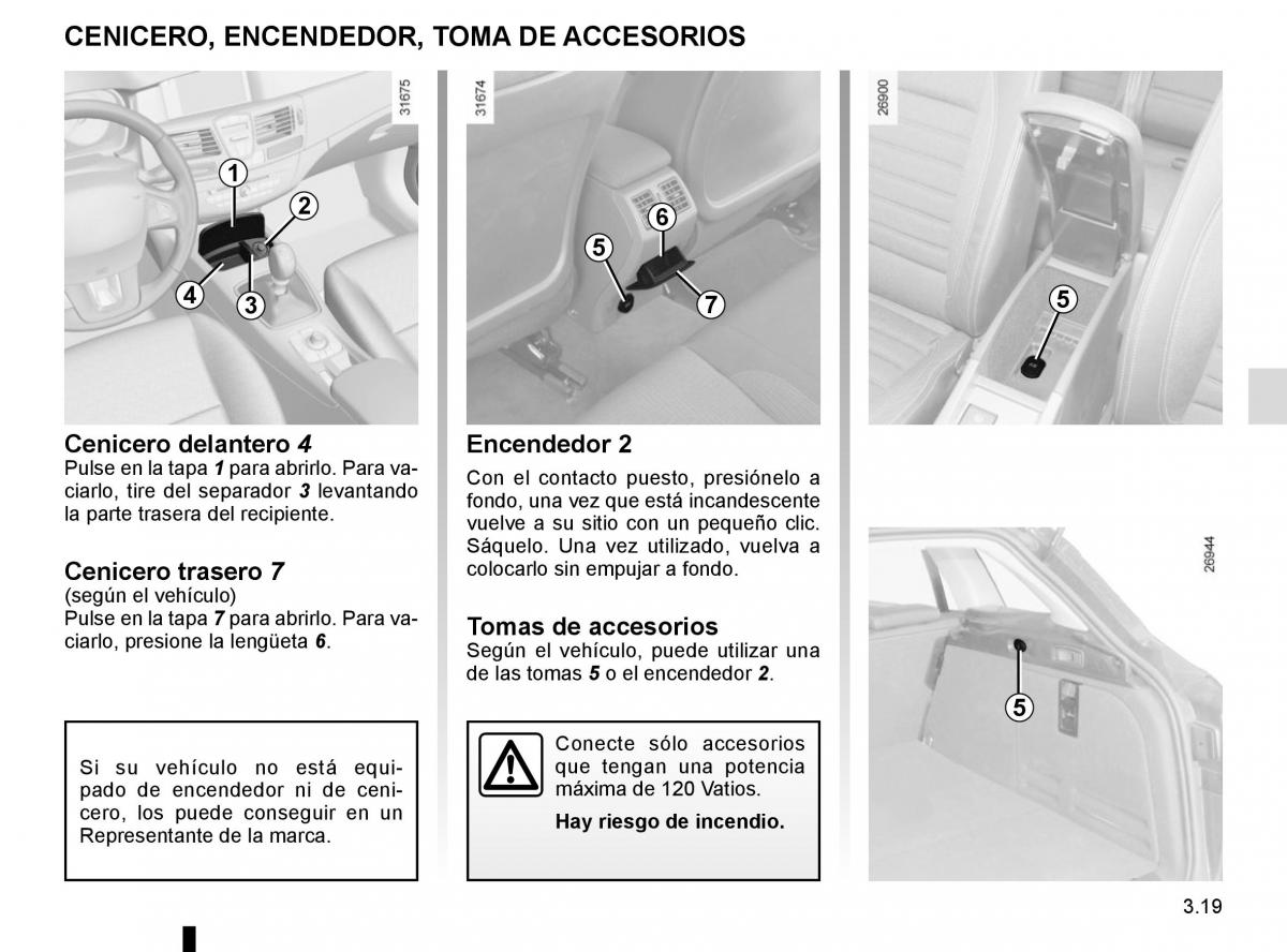 Renault Laguna III 3 manual del propietario / page 147