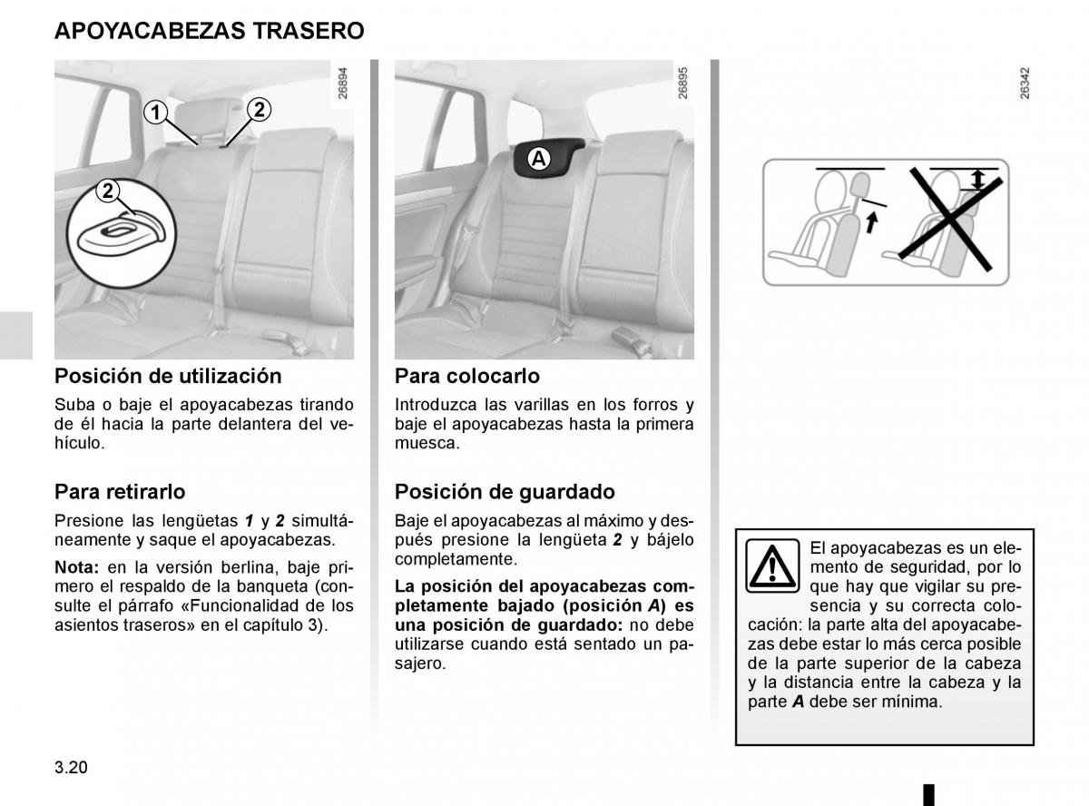 Renault Laguna III 3 manual del propietario / page 148