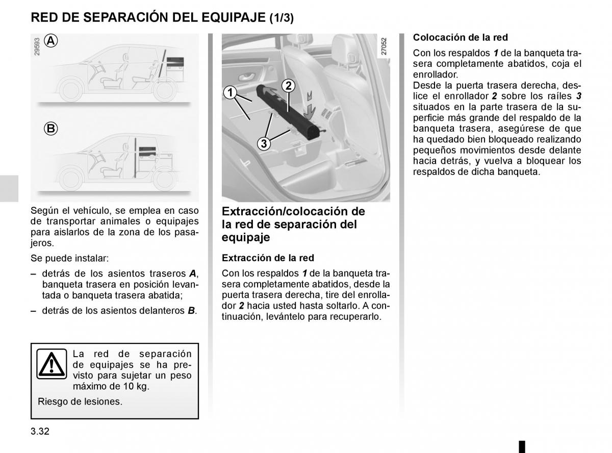 Renault Laguna III 3 manual del propietario / page 160