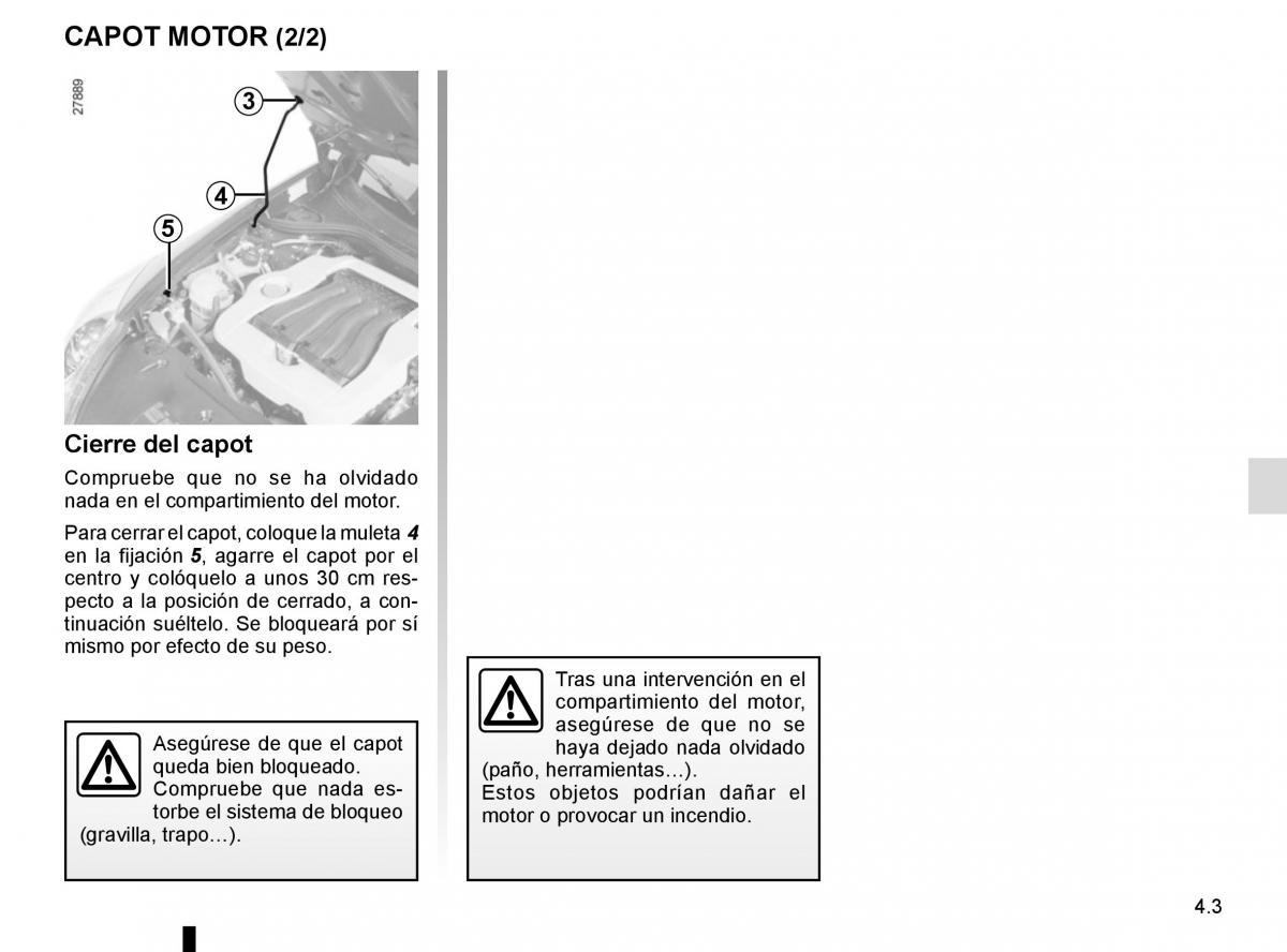 Renault Laguna III 3 manual del propietario / page 167