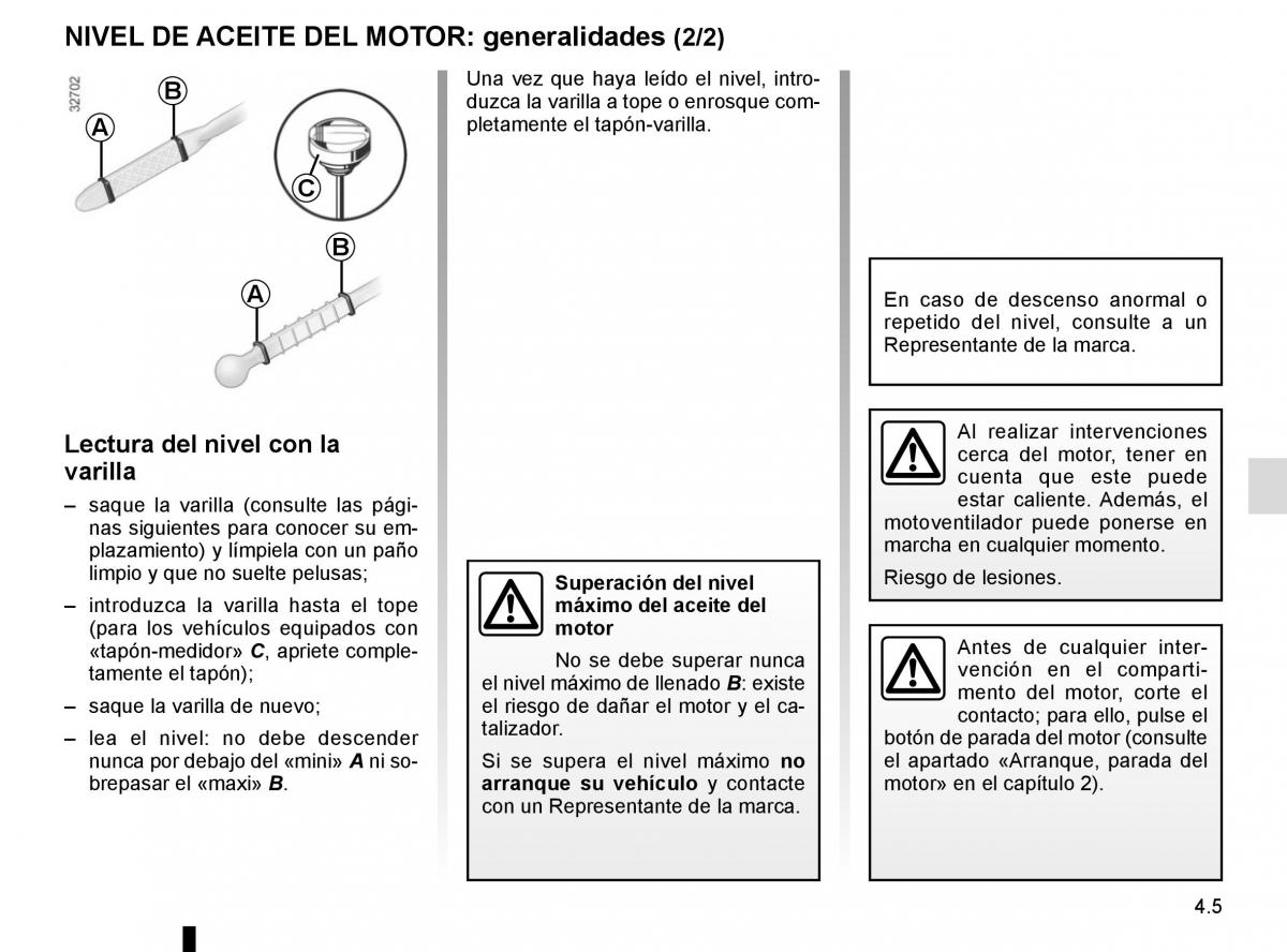 Renault Laguna III 3 manual del propietario / page 169