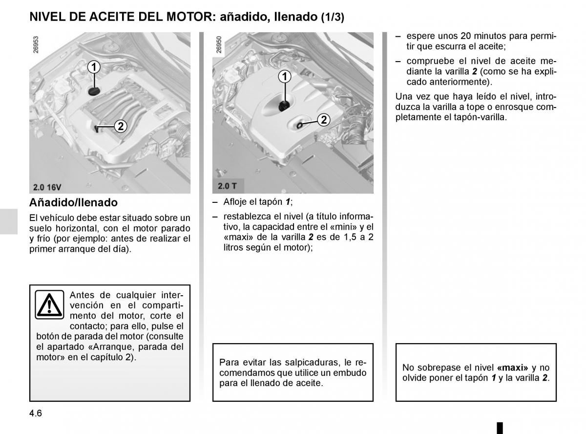 Renault Laguna III 3 manual del propietario / page 170