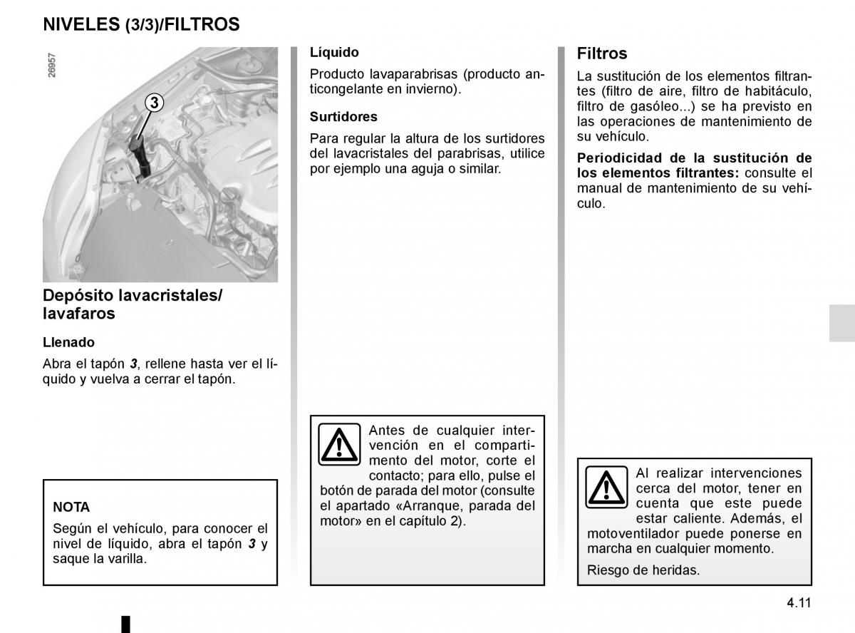 Renault Laguna III 3 manual del propietario / page 175