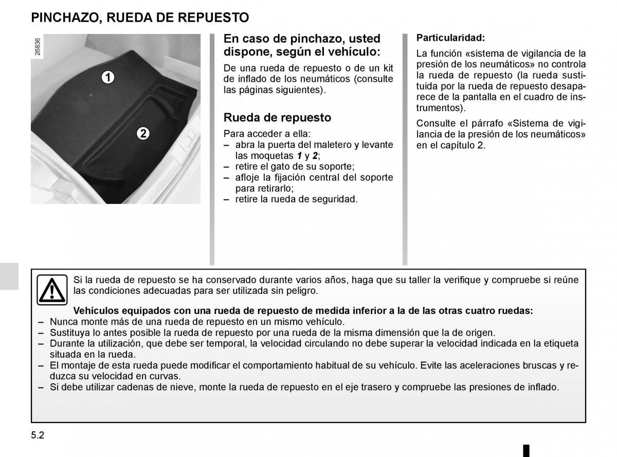 Renault Laguna III 3 manual del propietario / page 184