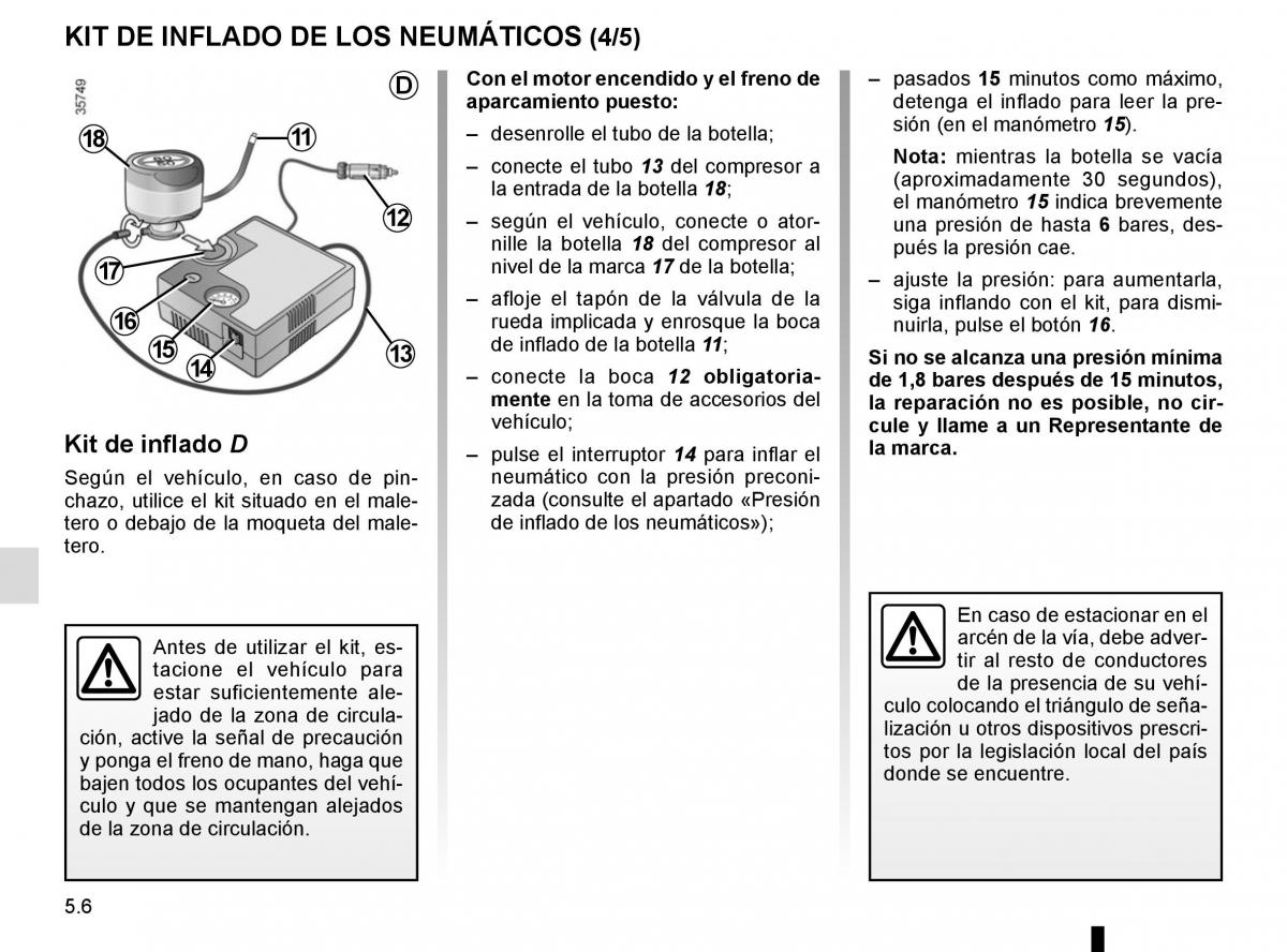 Renault Laguna III 3 manual del propietario / page 188