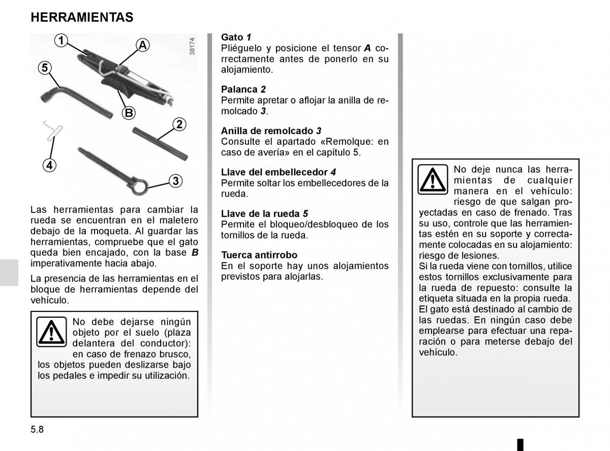 Renault Laguna III 3 manual del propietario / page 190