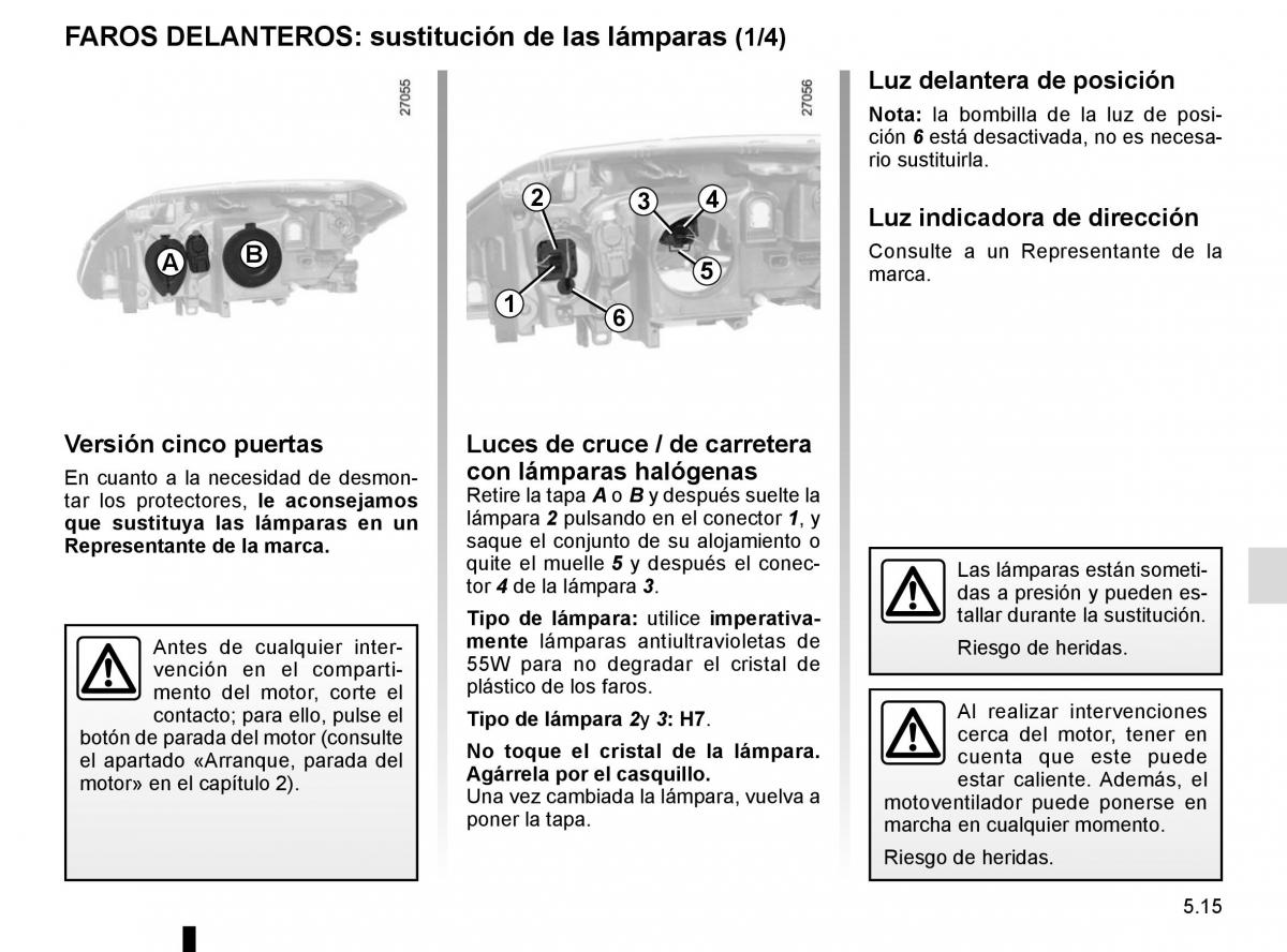 Renault Laguna III 3 manual del propietario / page 197