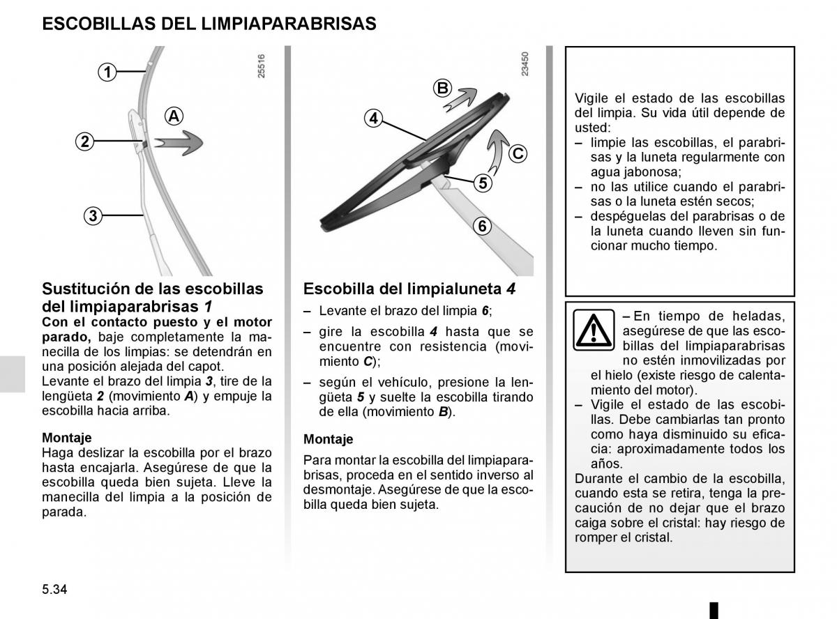 Renault Laguna III 3 manual del propietario / page 216