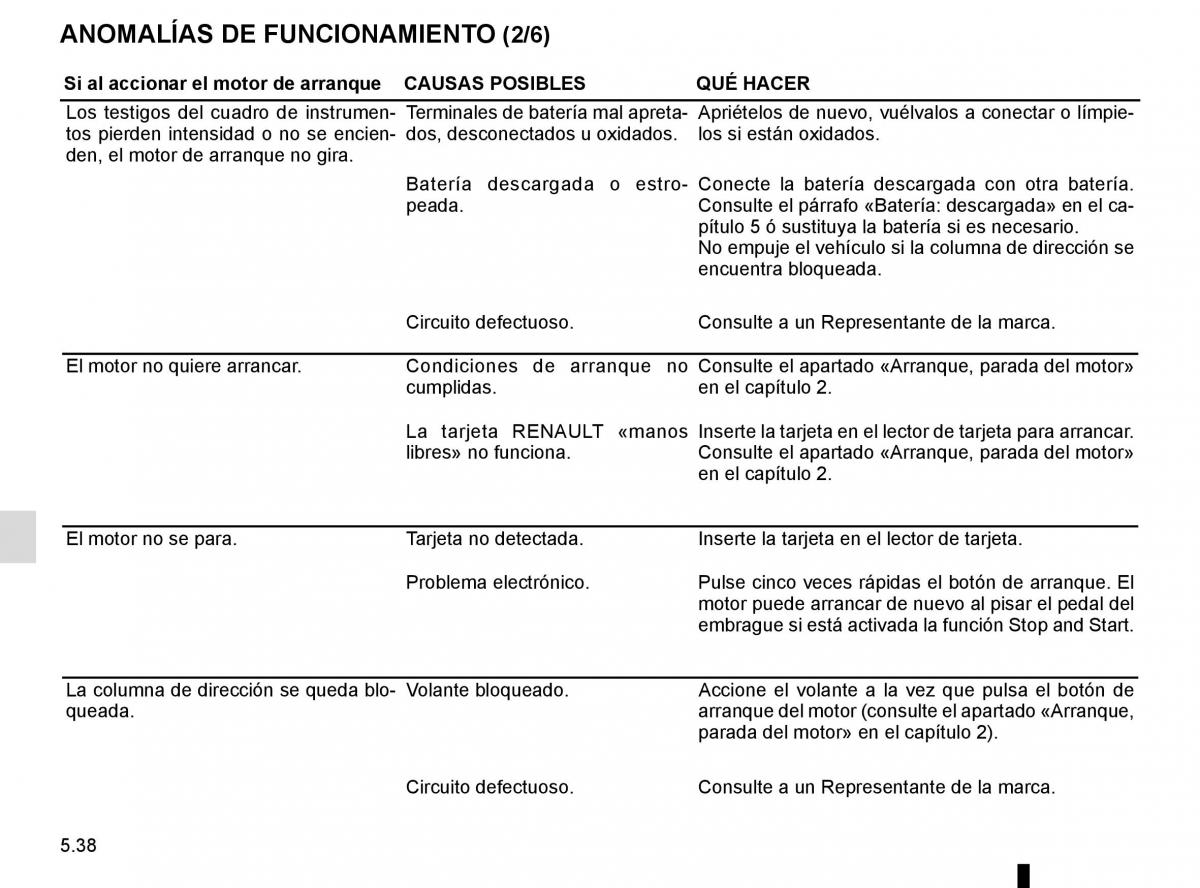 Renault Laguna III 3 manual del propietario / page 220