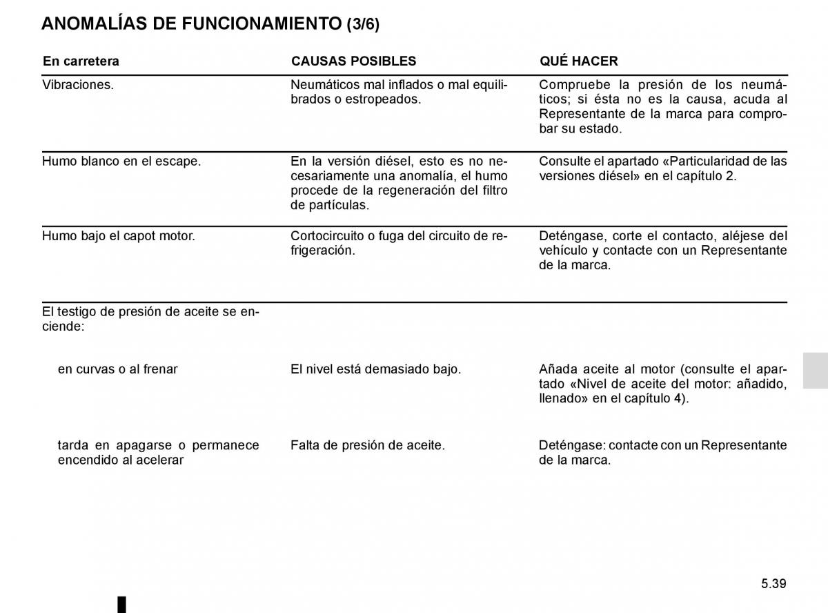 Renault Laguna III 3 manual del propietario / page 221