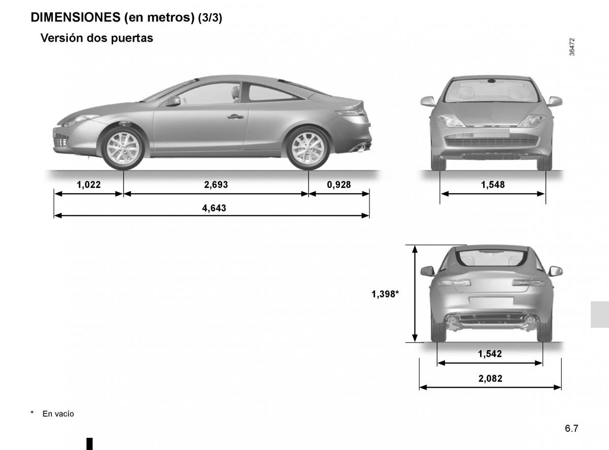 Renault Laguna III 3 manual del propietario / page 231