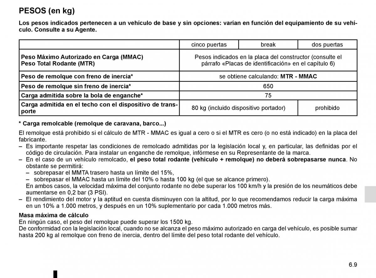 Renault Laguna III 3 manual del propietario / page 233