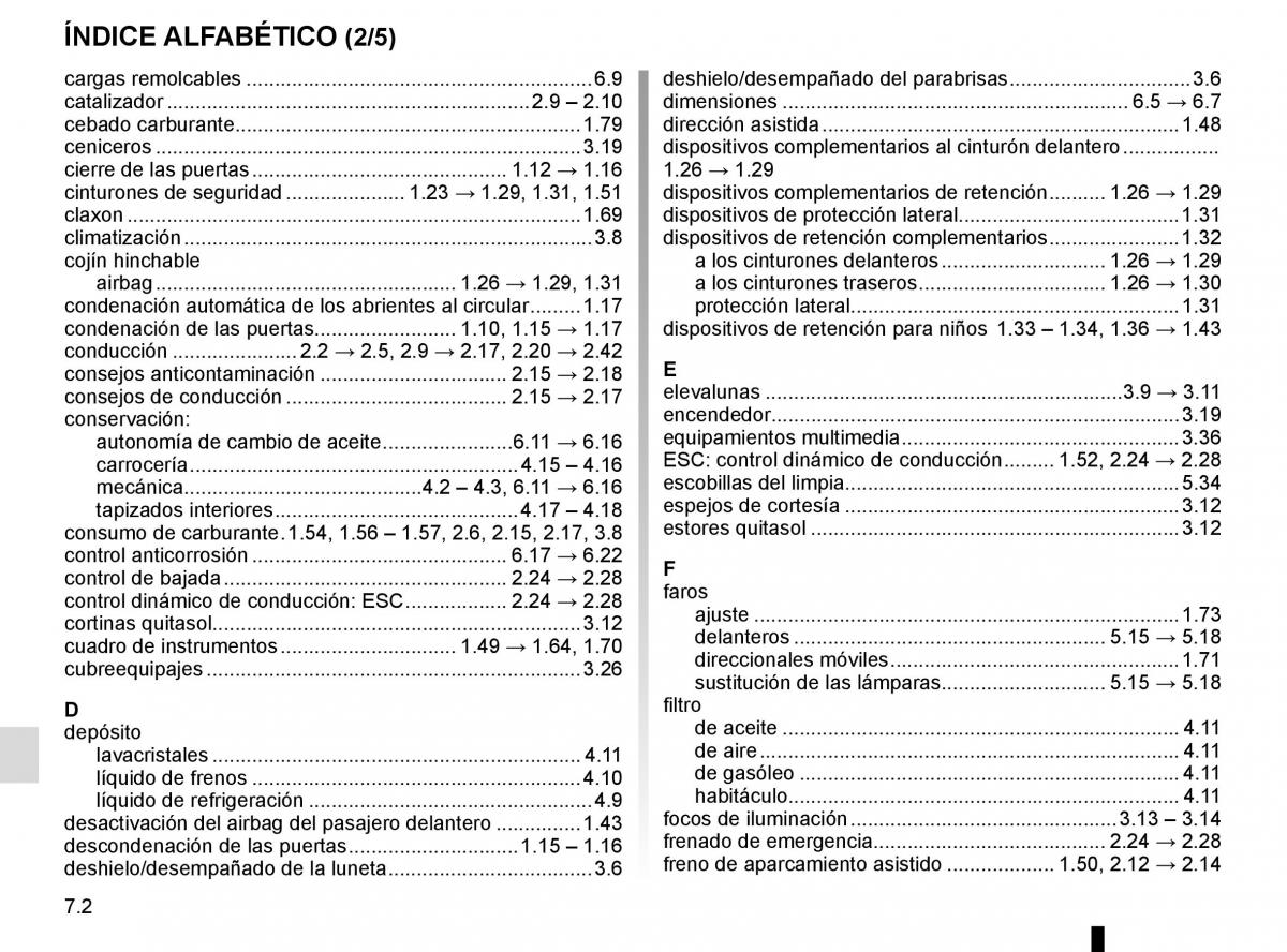 Renault Laguna III 3 manual del propietario / page 248