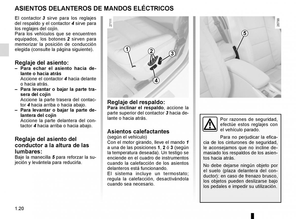 Renault Laguna III 3 manual del propietario / page 26