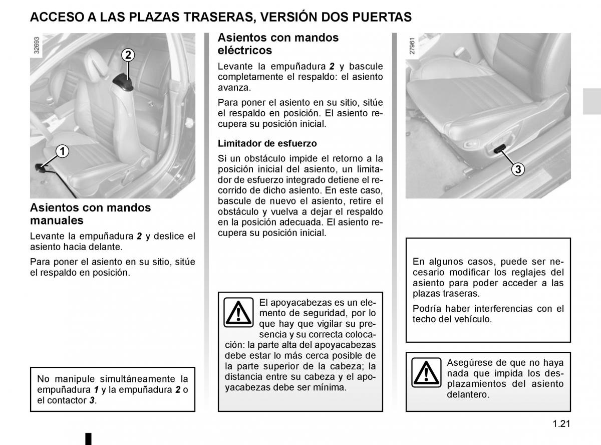 Renault Laguna III 3 manual del propietario / page 27