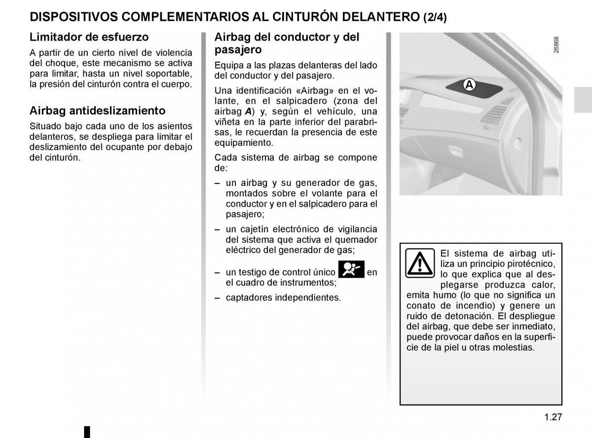 Renault Laguna III 3 manual del propietario / page 33