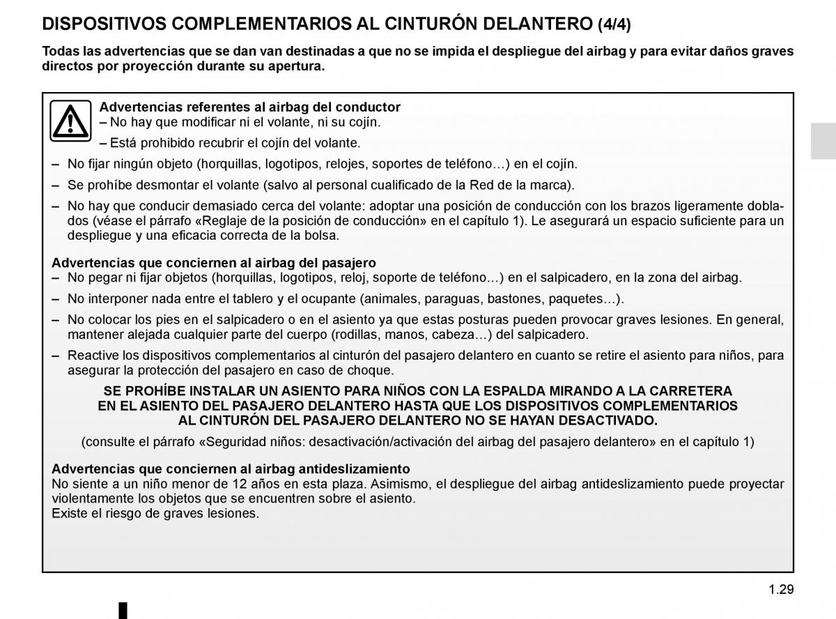 Renault Laguna III 3 manual del propietario / page 35