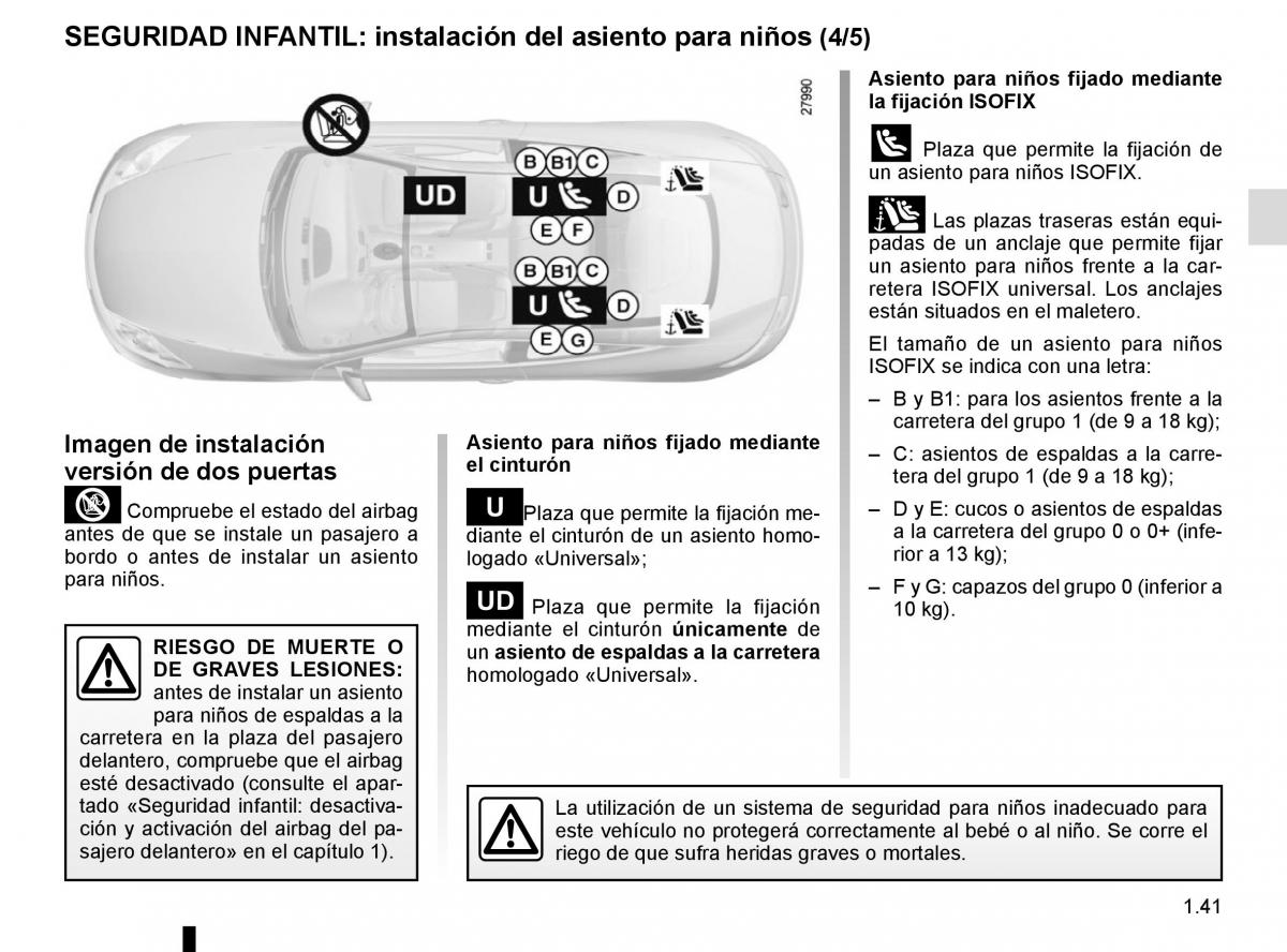 Renault Laguna III 3 manual del propietario / page 47