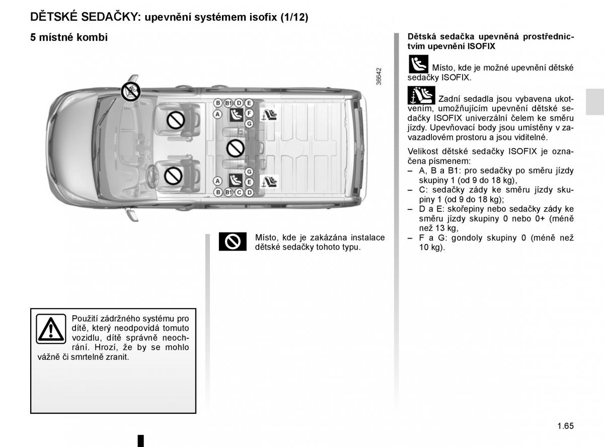 Renault Trafic III 3 navod k obsludze / page 71