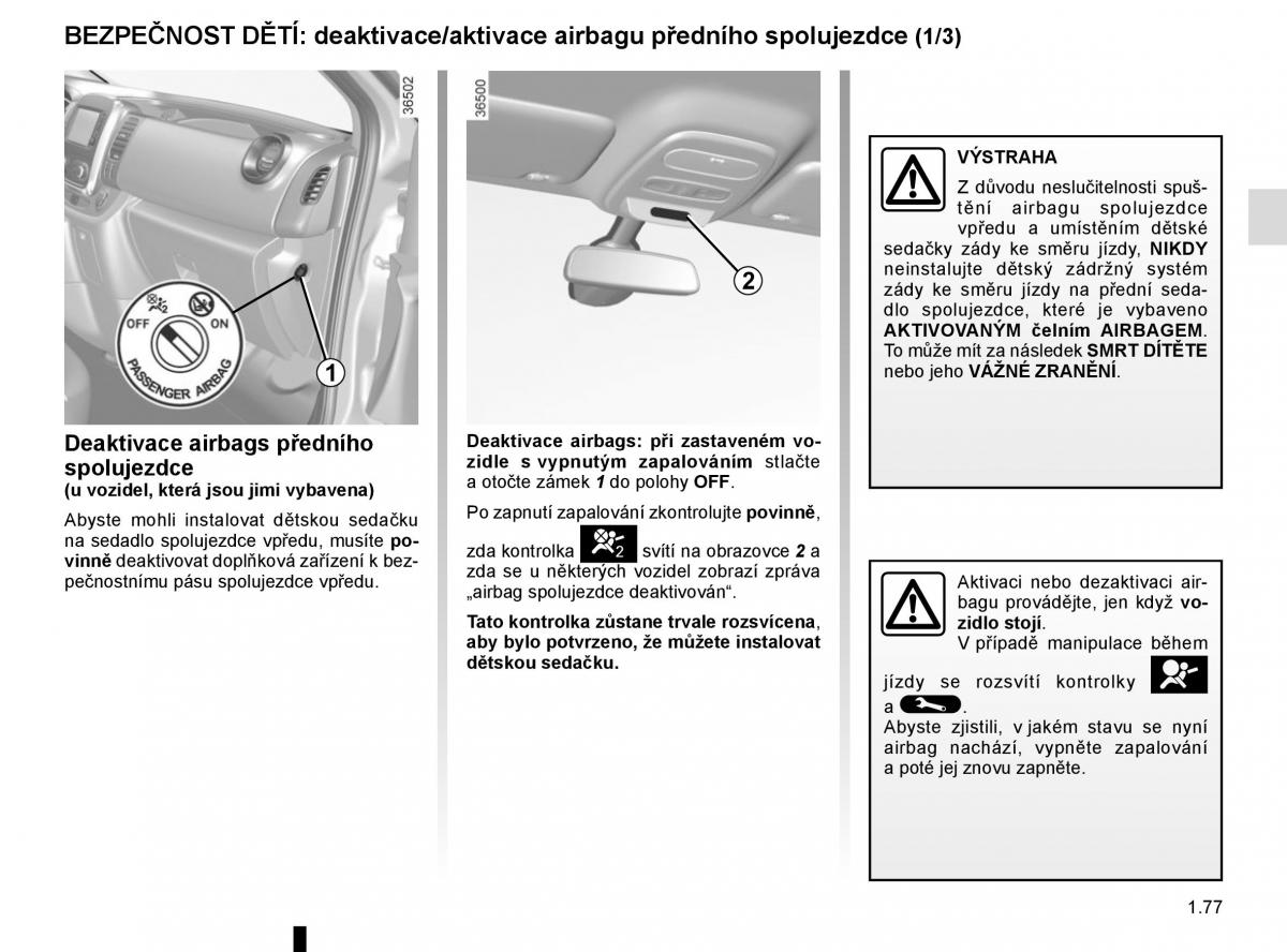 Renault Trafic III 3 navod k obsludze / page 83