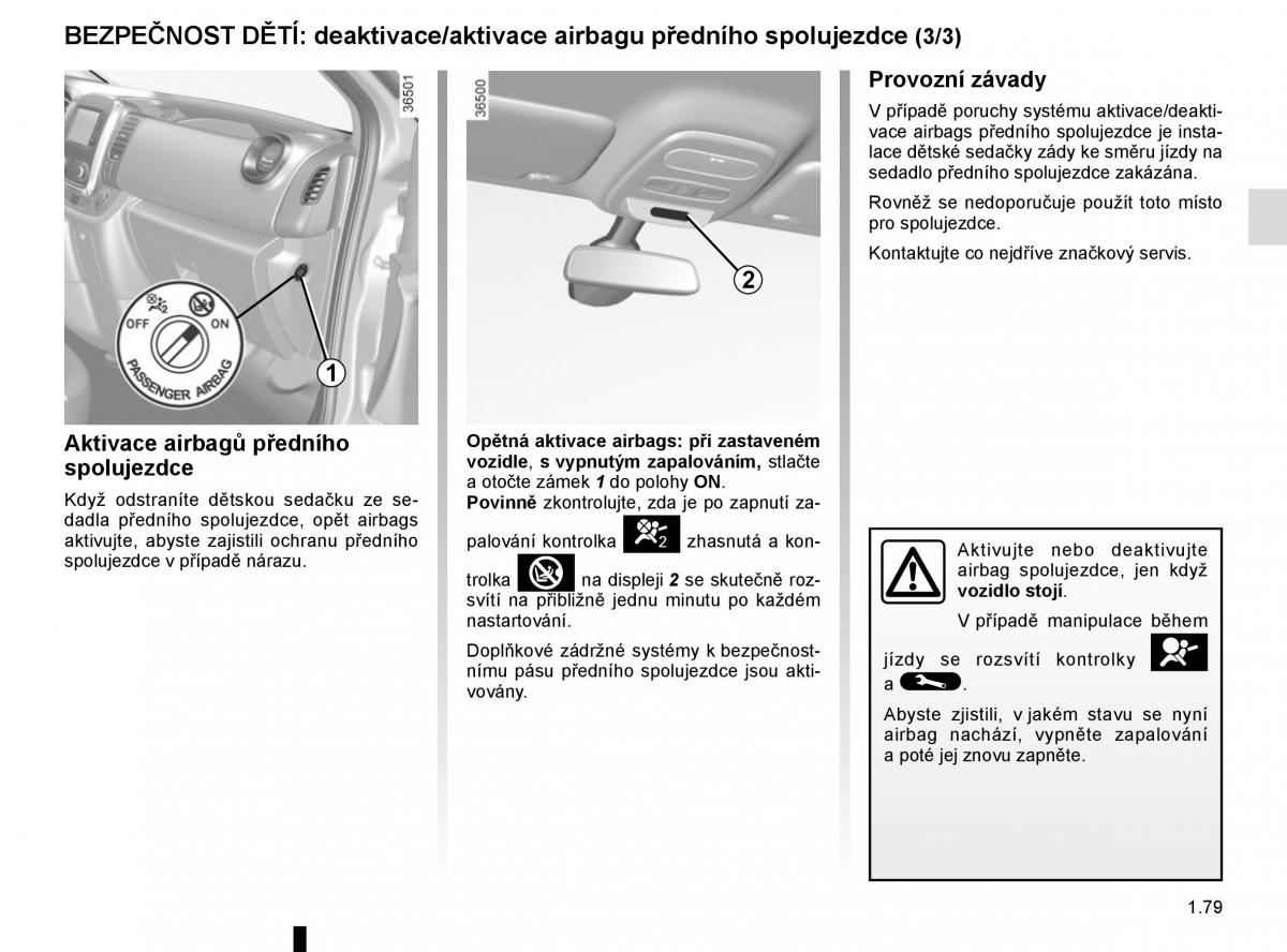 Renault Trafic III 3 navod k obsludze / page 85