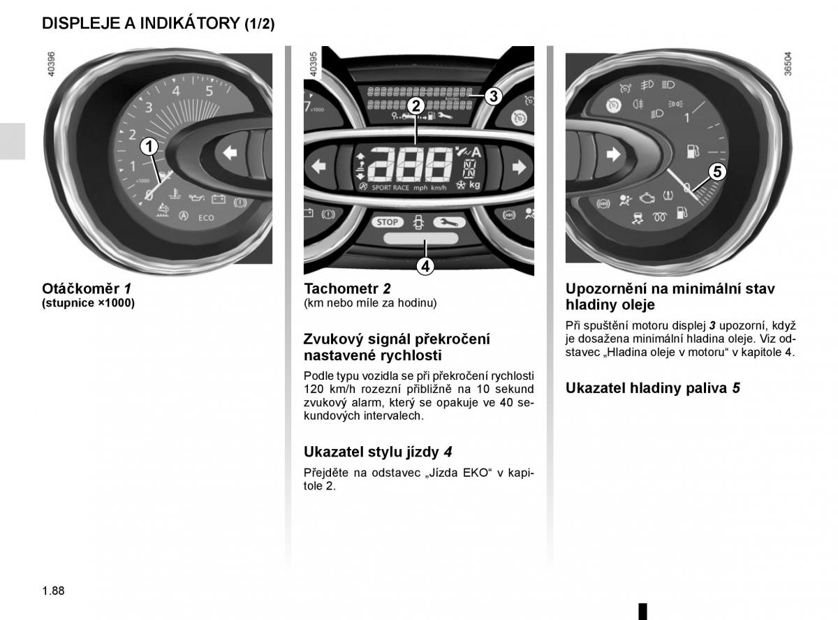 Renault Trafic III 3 navod k obsludze / page 94