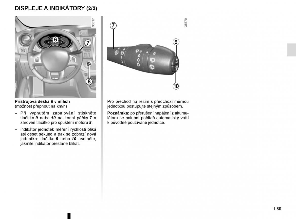 Renault Trafic III 3 navod k obsludze / page 95