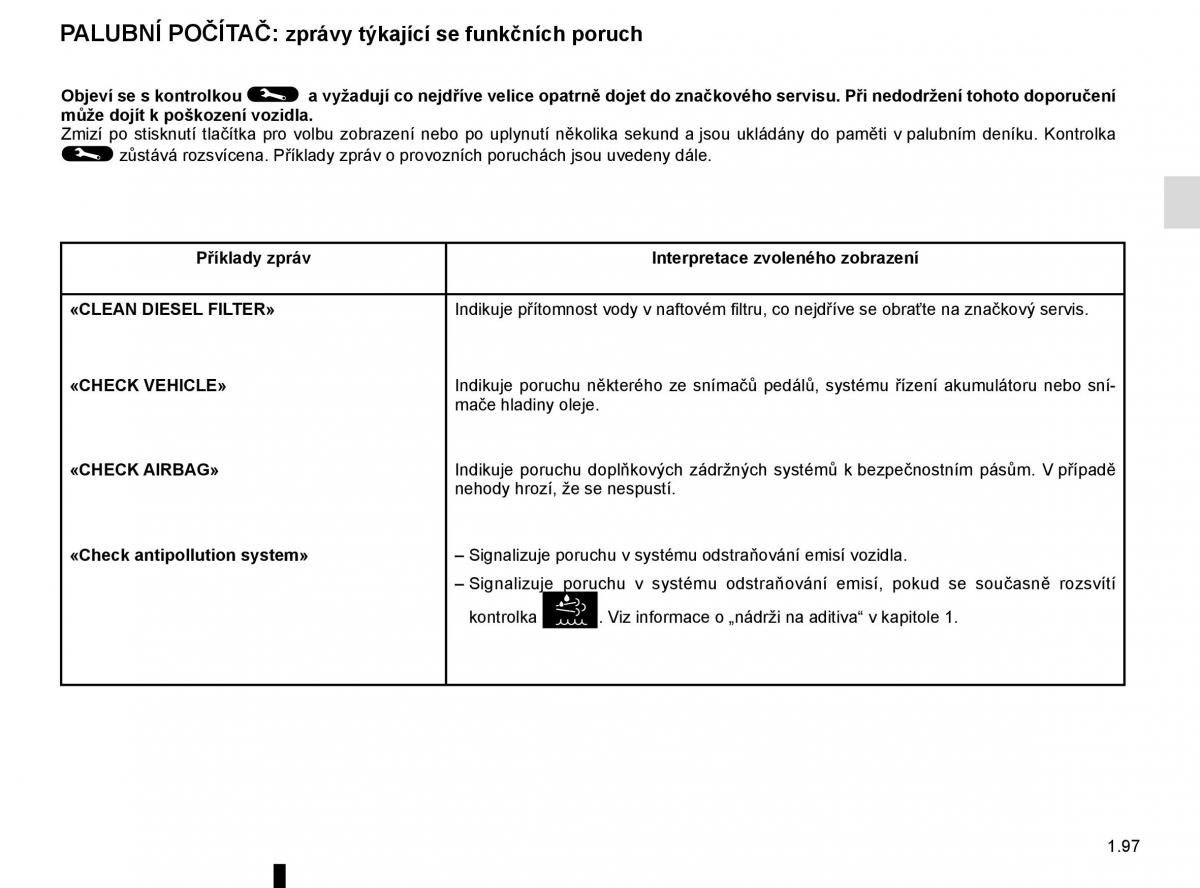 Renault Trafic III 3 navod k obsludze / page 103