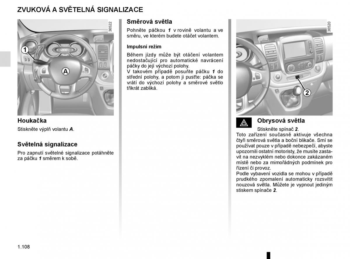 Renault Trafic III 3 navod k obsludze / page 114