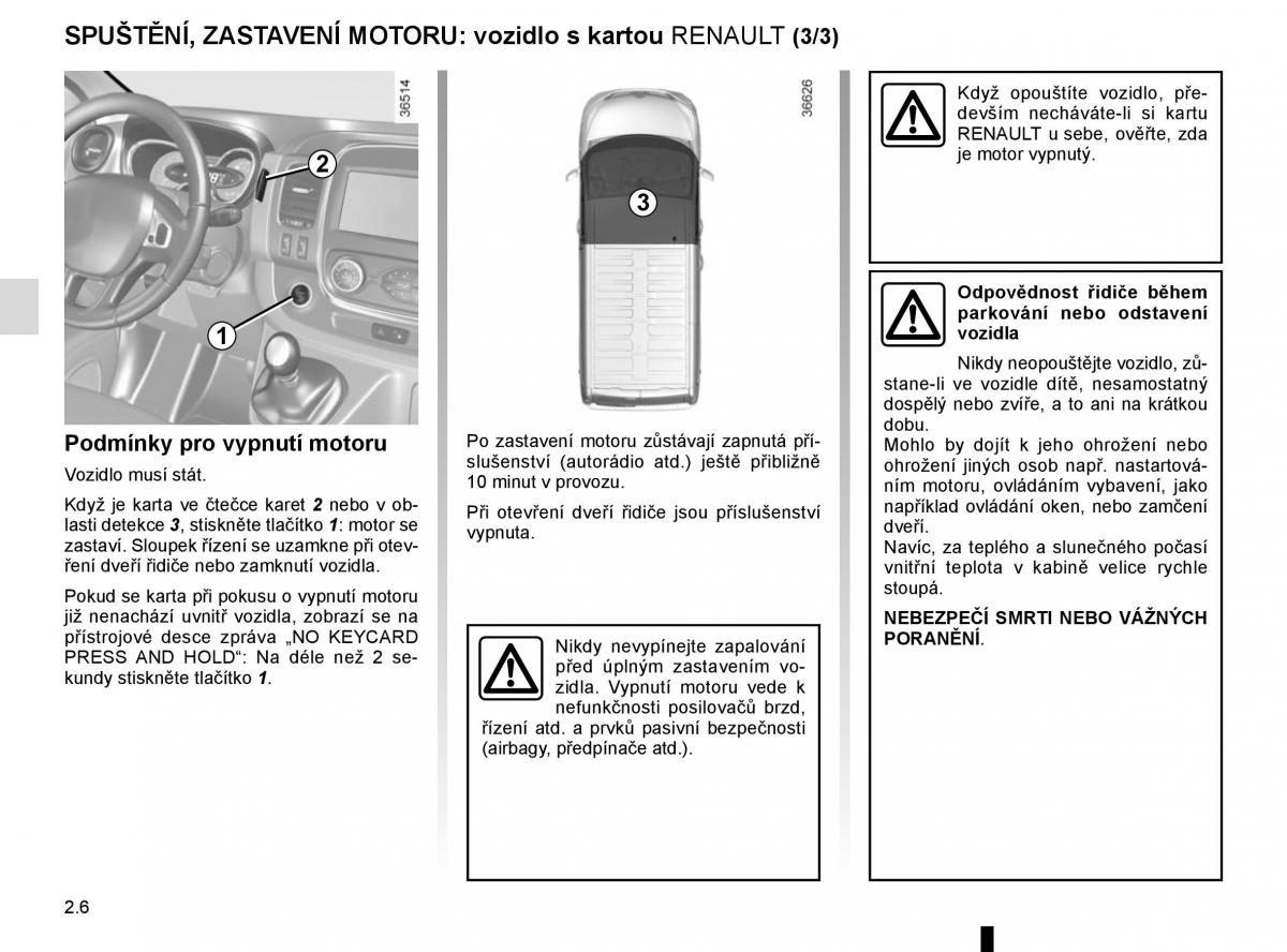 Renault Trafic III 3 navod k obsludze / page 130