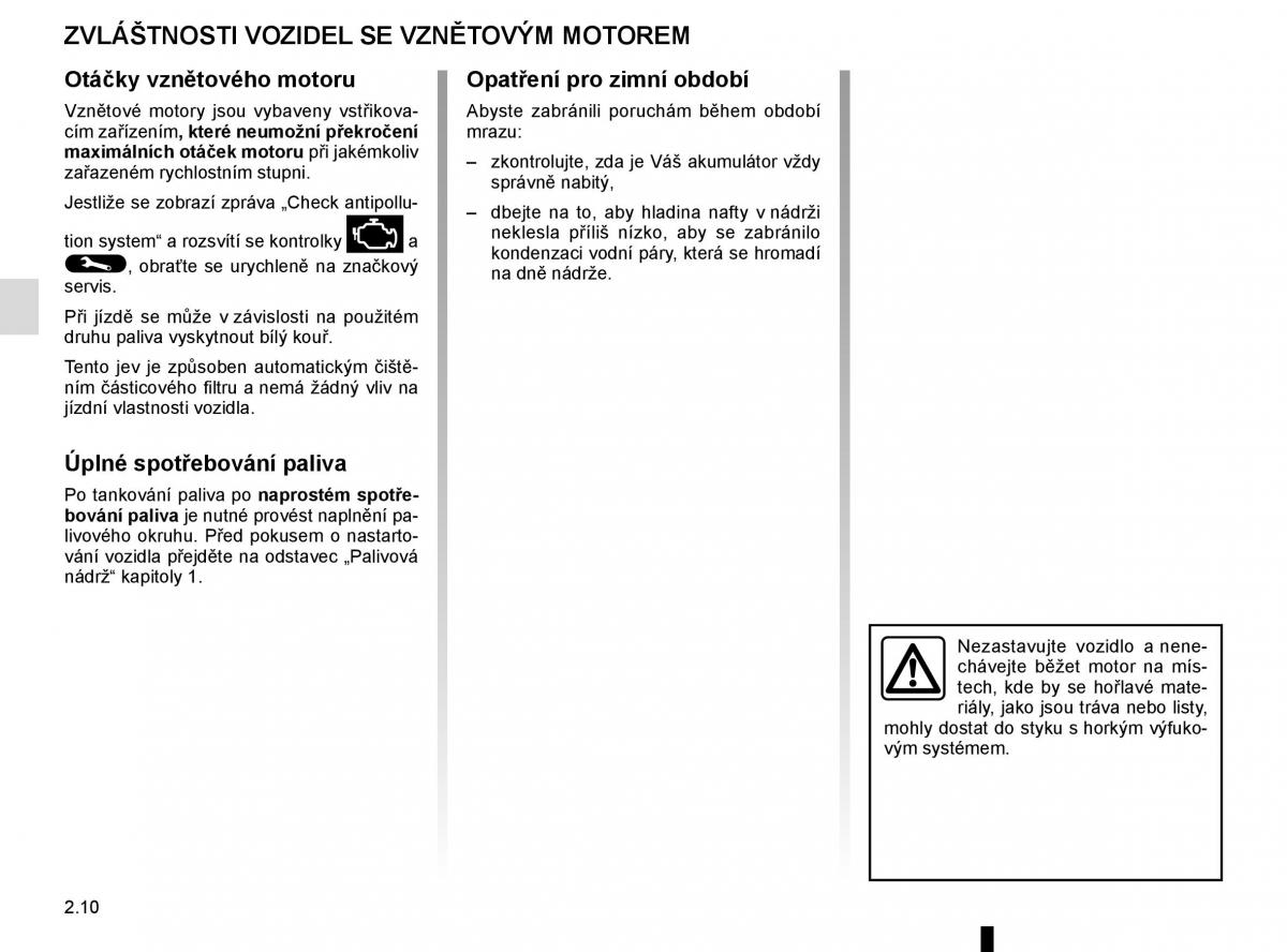 Renault Trafic III 3 navod k obsludze / page 134