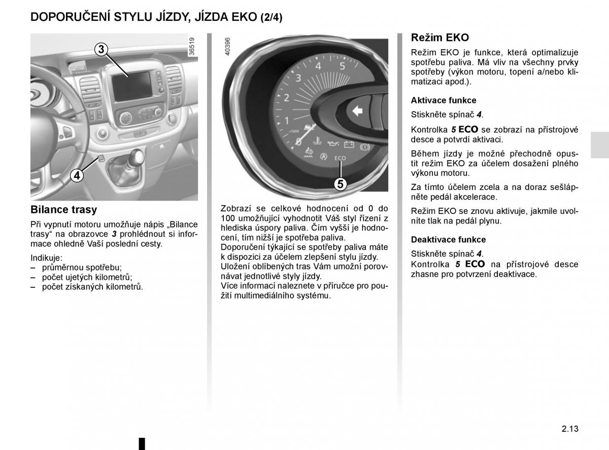 Renault Trafic III 3 navod k obsludze / page 137