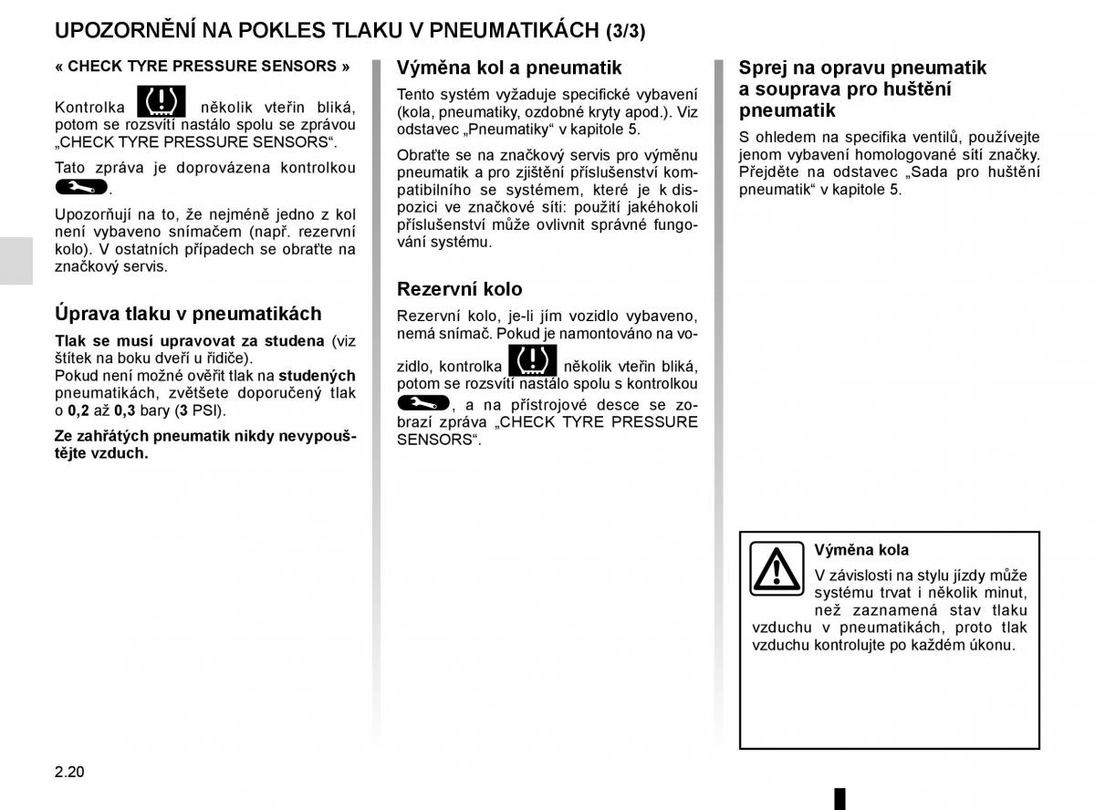 Renault Trafic III 3 navod k obsludze / page 144