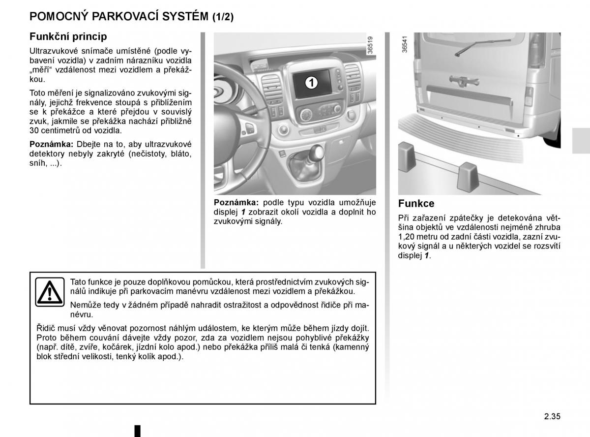 Renault Trafic III 3 navod k obsludze / page 159