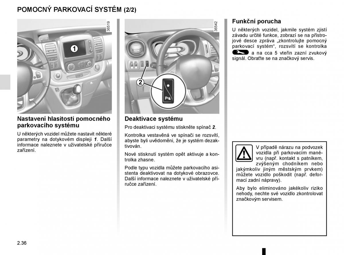 Renault Trafic III 3 navod k obsludze / page 160