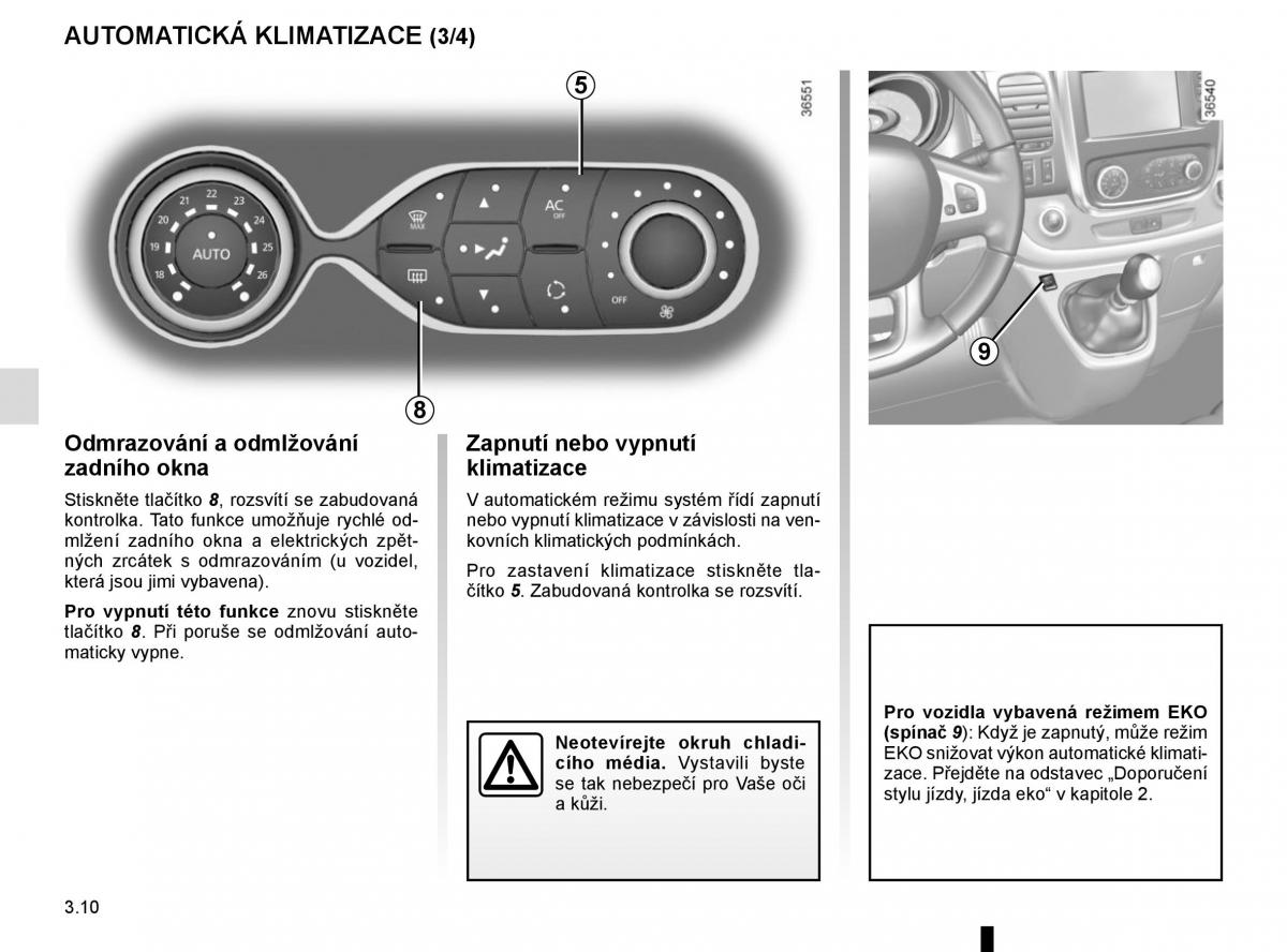 Renault Trafic III 3 navod k obsludze / page 172