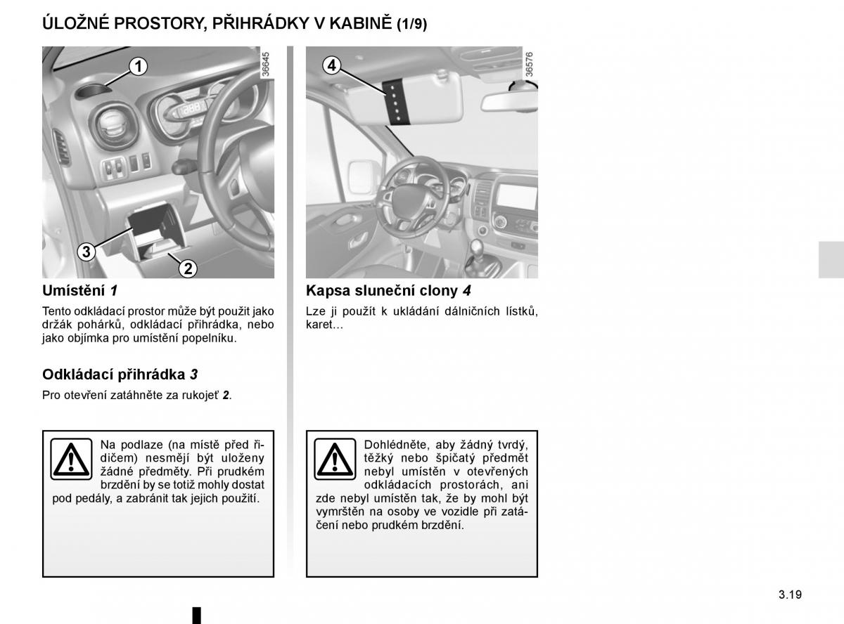 Renault Trafic III 3 navod k obsludze / page 181