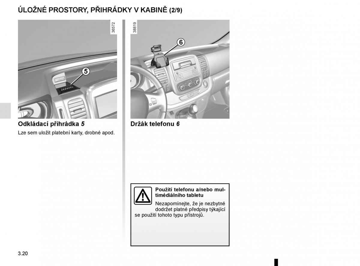 Renault Trafic III 3 navod k obsludze / page 182