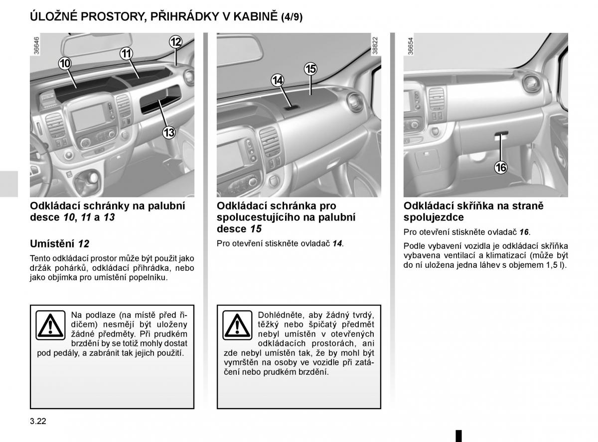 Renault Trafic III 3 navod k obsludze / page 184