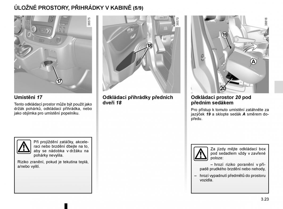 Renault Trafic III 3 navod k obsludze / page 185