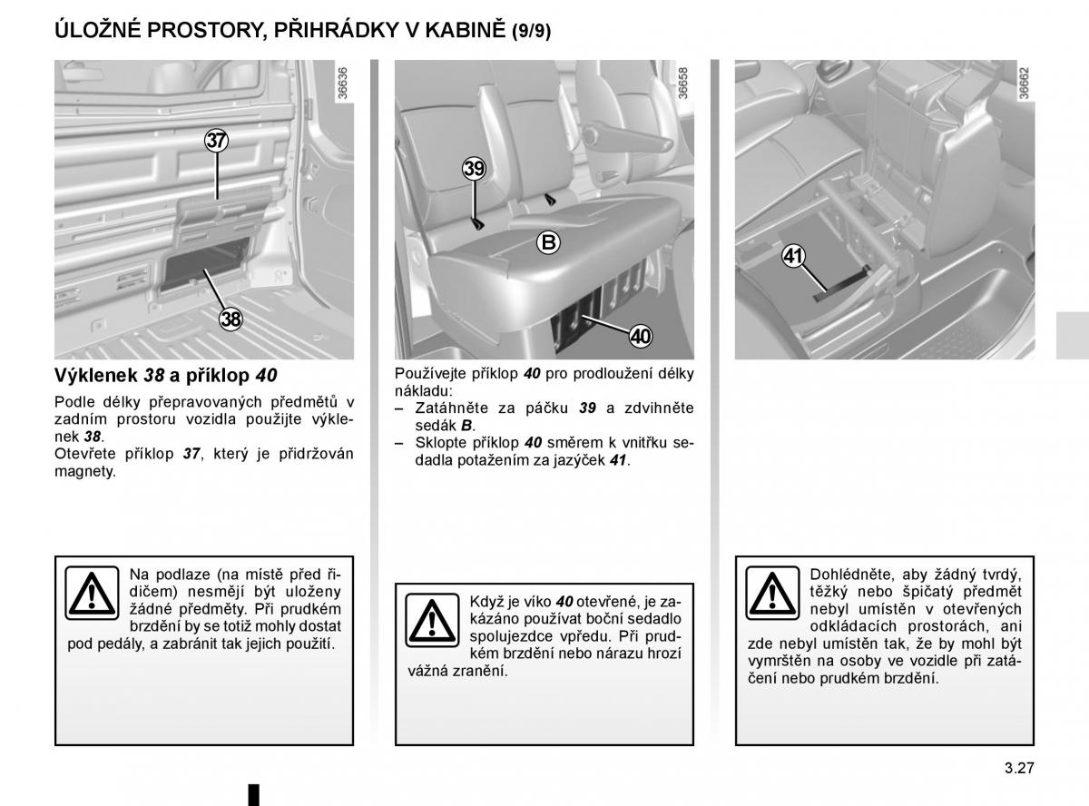 Renault Trafic III 3 navod k obsludze / page 189