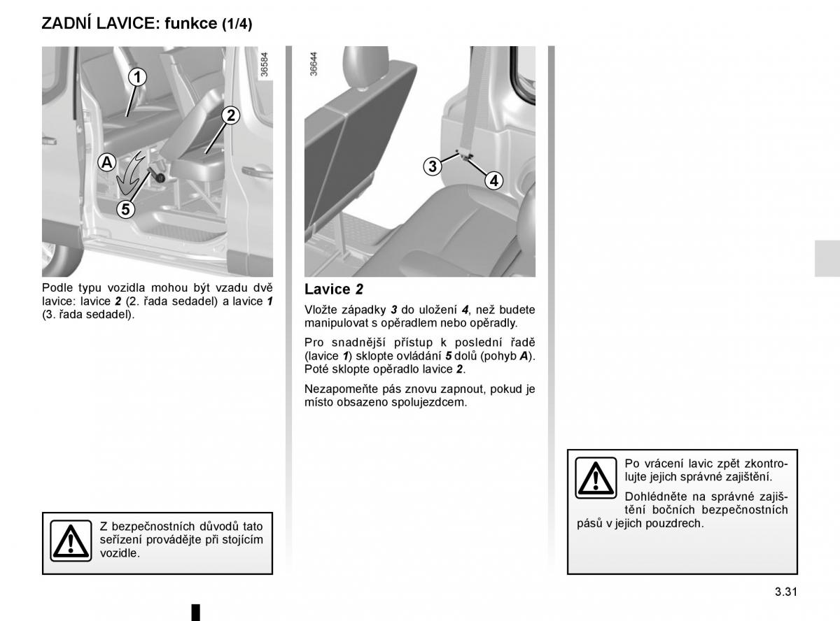 Renault Trafic III 3 navod k obsludze / page 193