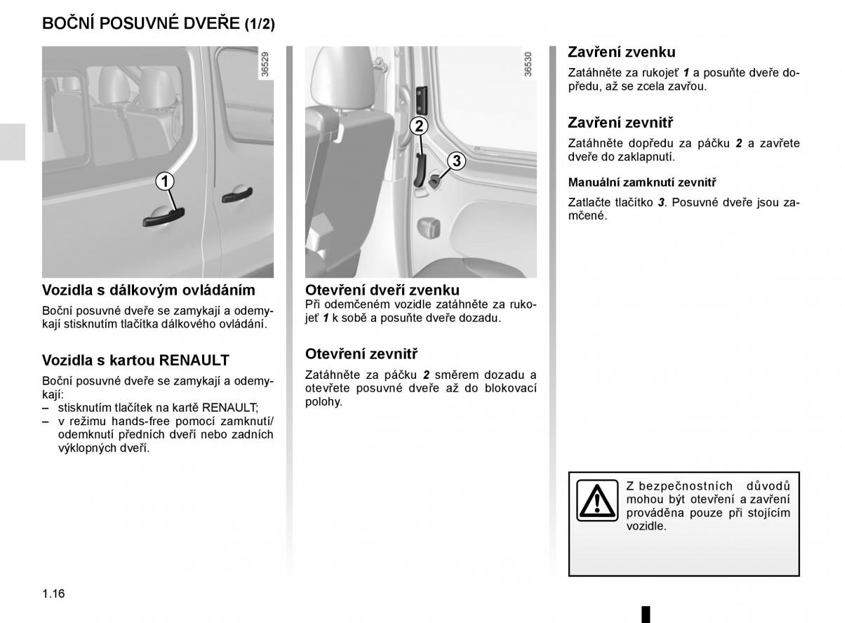 Renault Trafic III 3 navod k obsludze / page 22
