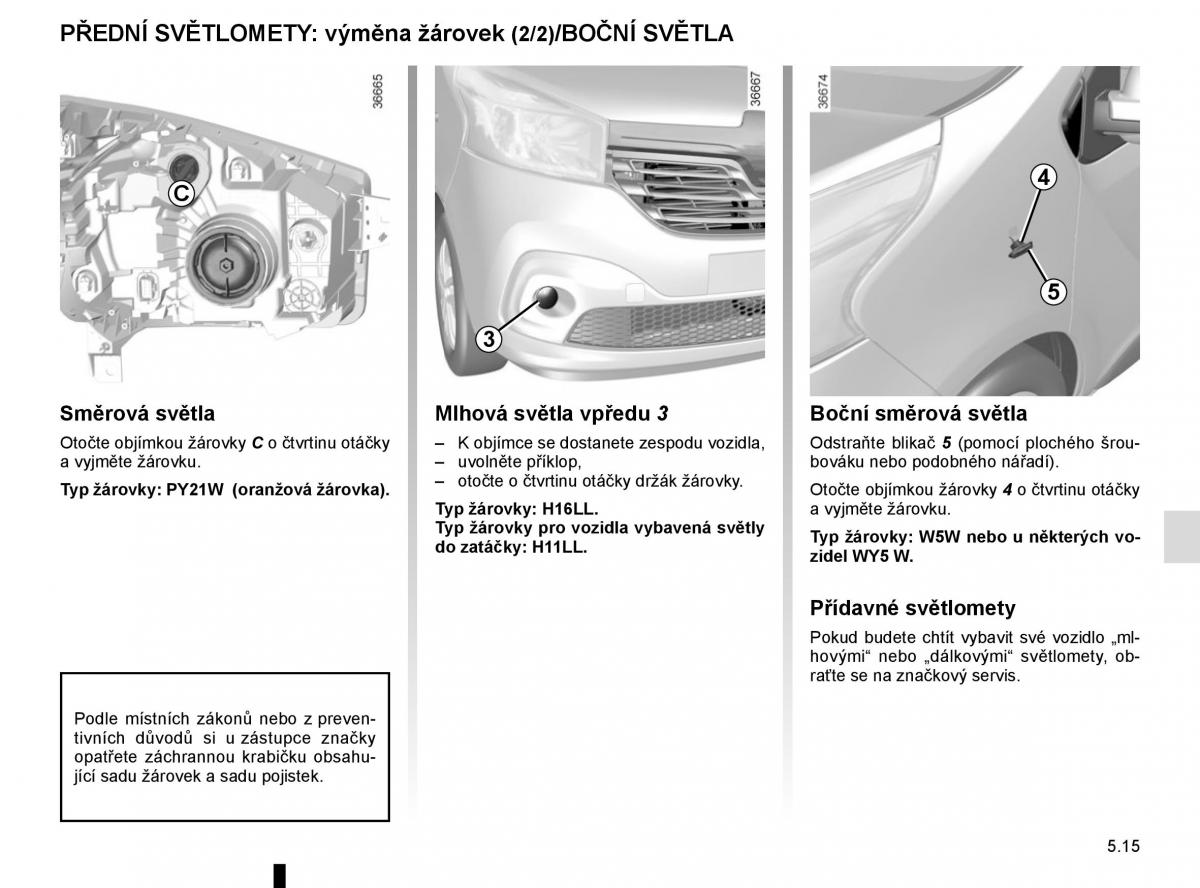 Renault Trafic III 3 navod k obsludze / page 235