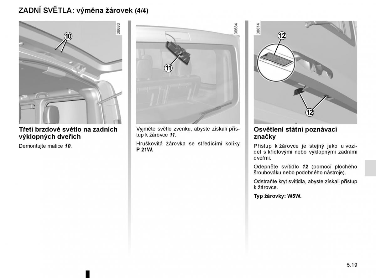 Renault Trafic III 3 navod k obsludze / page 239