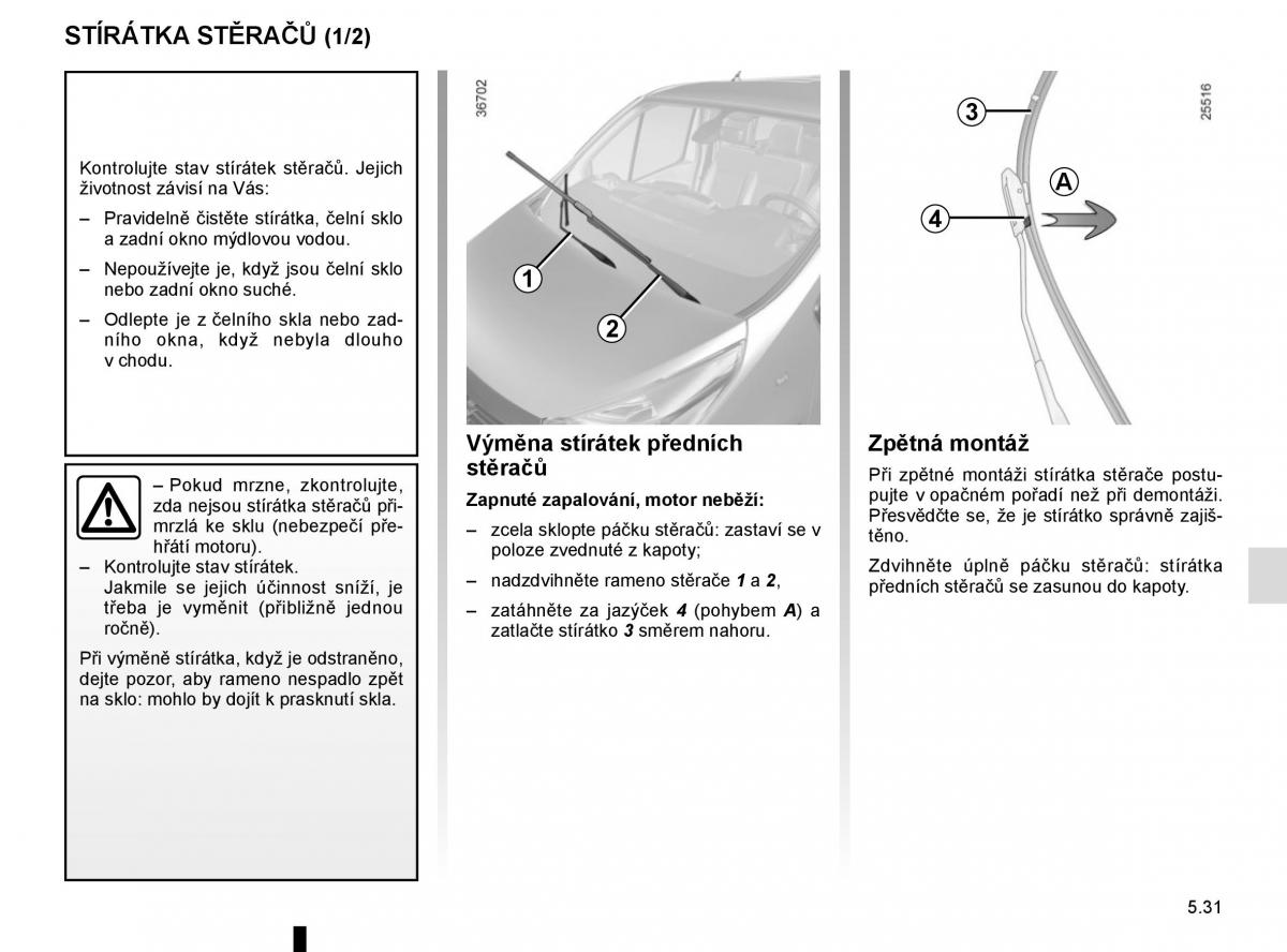 Renault Trafic III 3 navod k obsludze / page 251