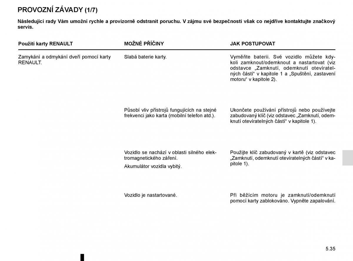 Renault Trafic III 3 navod k obsludze / page 255