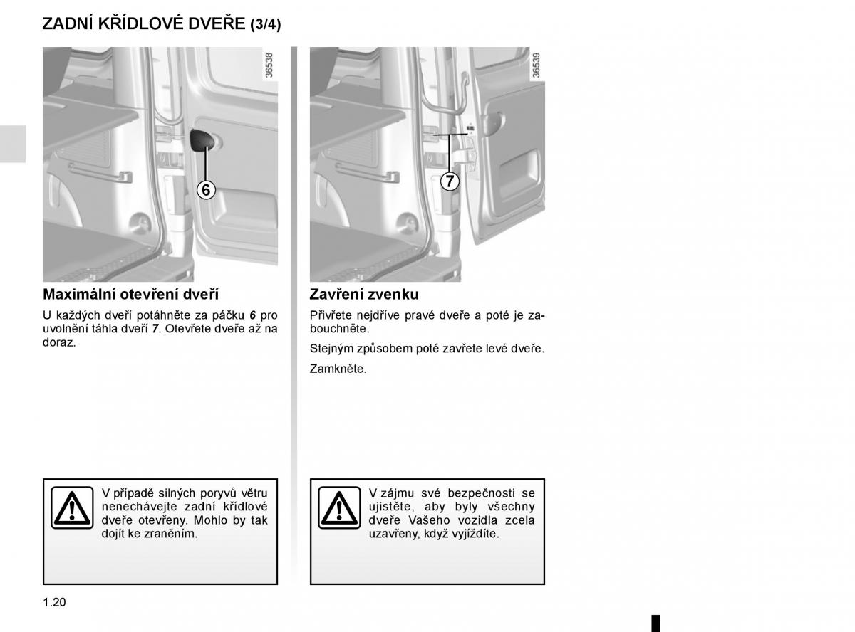 Renault Trafic III 3 navod k obsludze / page 26